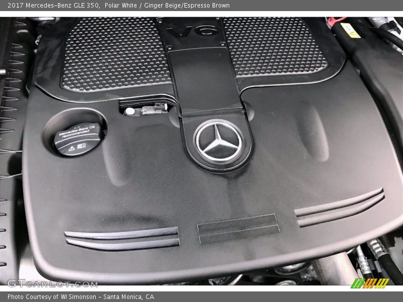 Polar White / Ginger Beige/Espresso Brown 2017 Mercedes-Benz GLE 350
