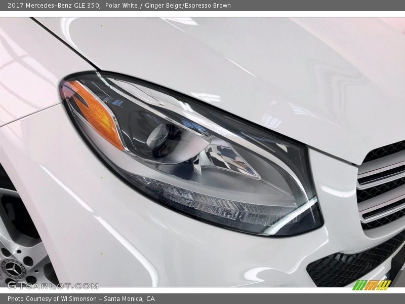 Polar White / Ginger Beige/Espresso Brown 2017 Mercedes-Benz GLE 350