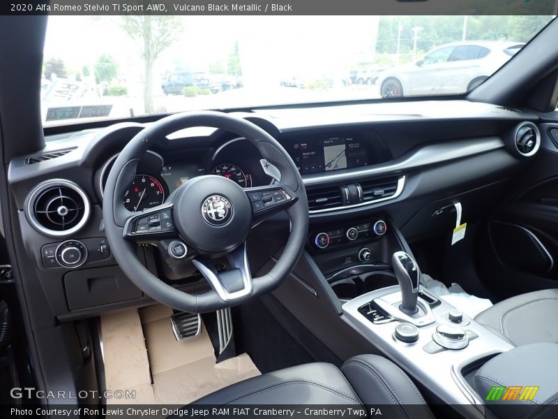  2020 Stelvio TI Sport AWD Black Interior