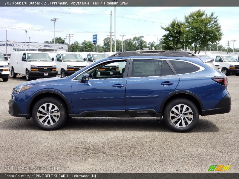 Abyss Blue Pearl / Titanium Gray 2020 Subaru Outback 2.5i Premium