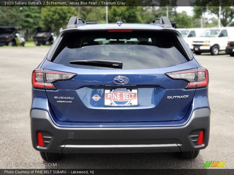 Abyss Blue Pearl / Titanium Gray 2020 Subaru Outback 2.5i Premium