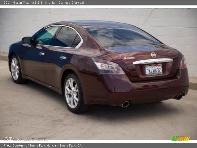 Midnight Garnet / Charcoal 2014 Nissan Maxima 3.5 S