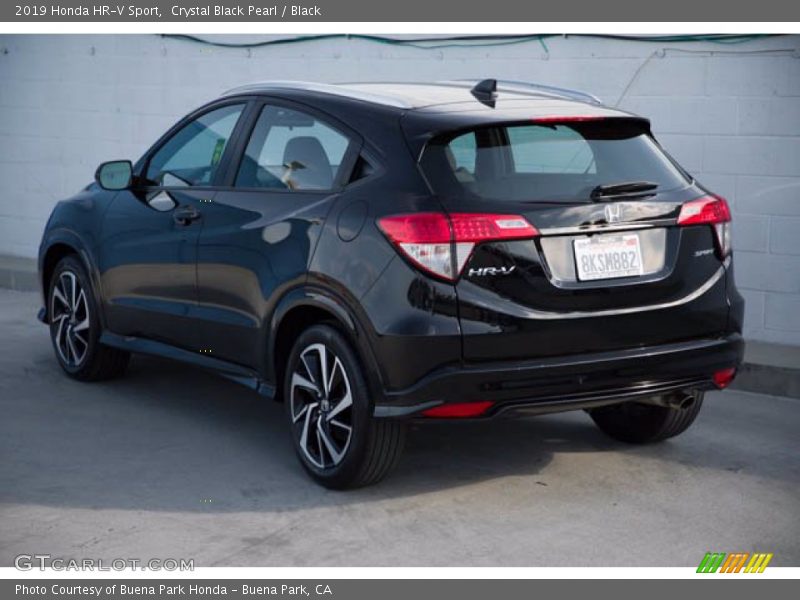 Crystal Black Pearl / Black 2019 Honda HR-V Sport