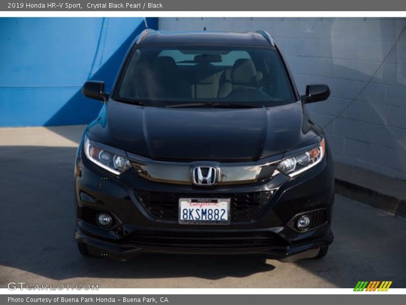 Crystal Black Pearl / Black 2019 Honda HR-V Sport