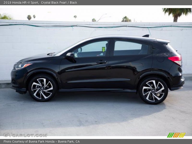 Crystal Black Pearl / Black 2019 Honda HR-V Sport