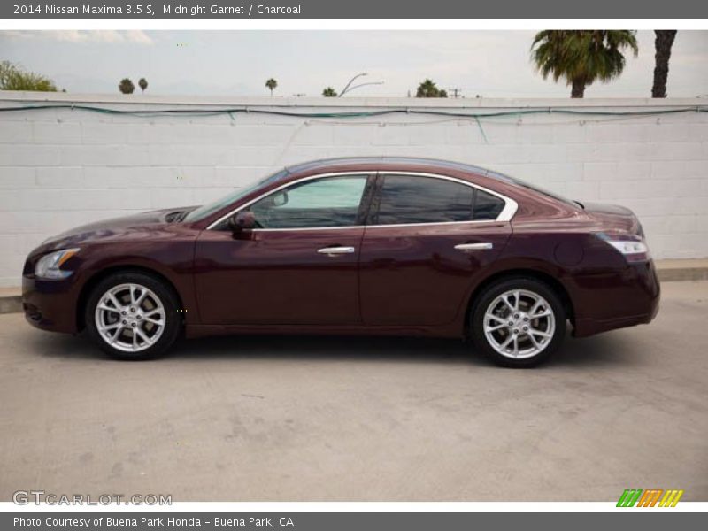 Midnight Garnet / Charcoal 2014 Nissan Maxima 3.5 S