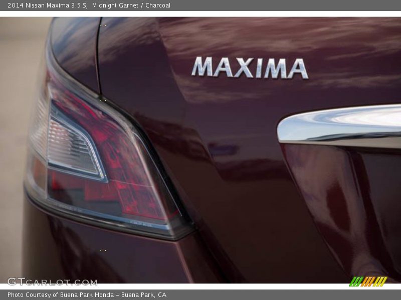 Midnight Garnet / Charcoal 2014 Nissan Maxima 3.5 S