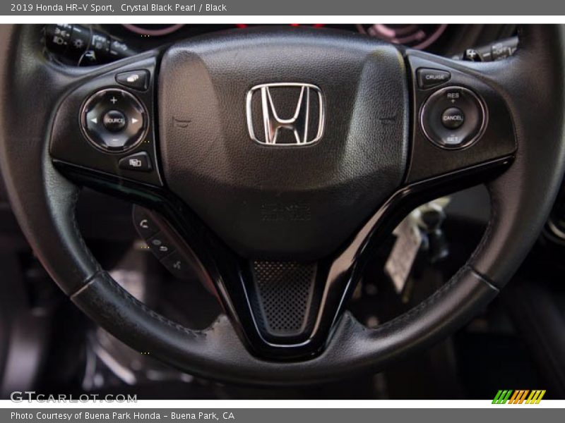Crystal Black Pearl / Black 2019 Honda HR-V Sport