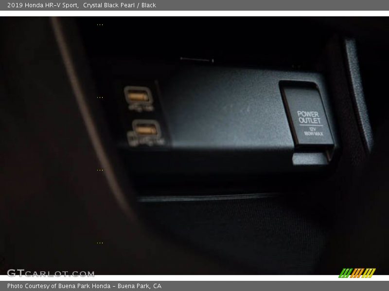 Crystal Black Pearl / Black 2019 Honda HR-V Sport