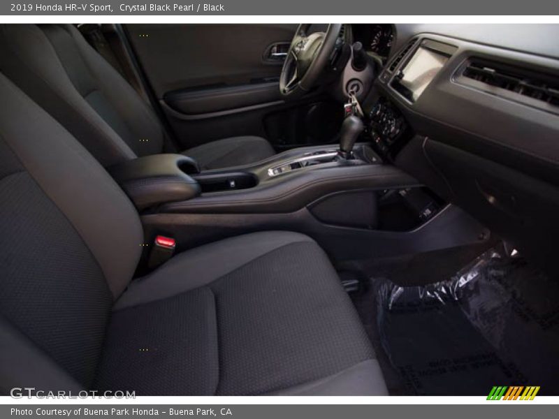 Crystal Black Pearl / Black 2019 Honda HR-V Sport