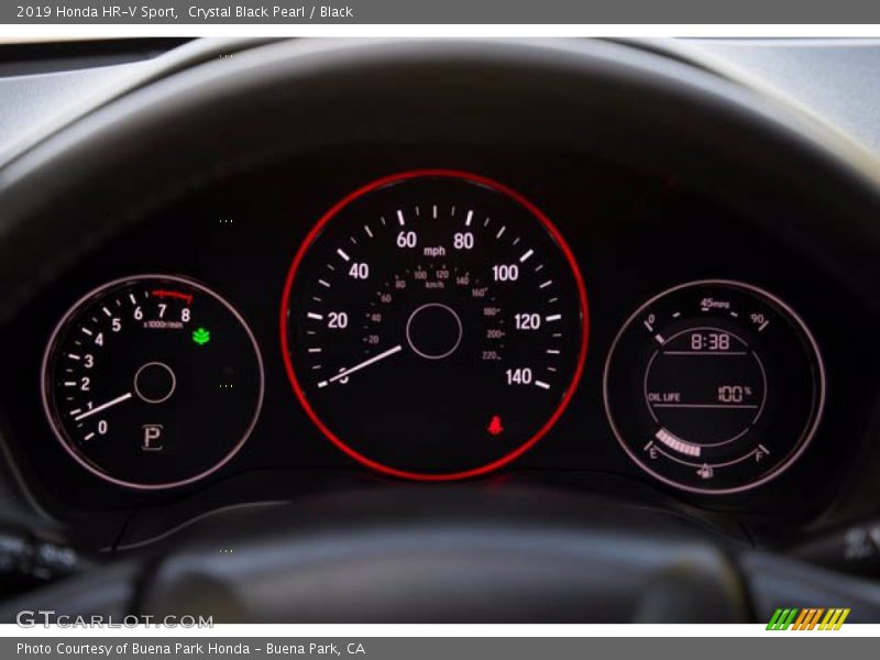 Crystal Black Pearl / Black 2019 Honda HR-V Sport