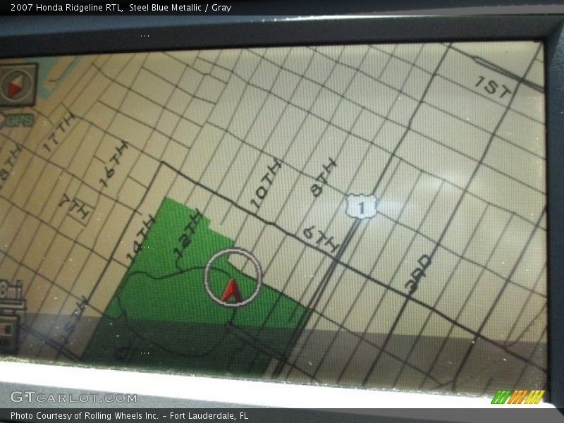 Steel Blue Metallic / Gray 2007 Honda Ridgeline RTL