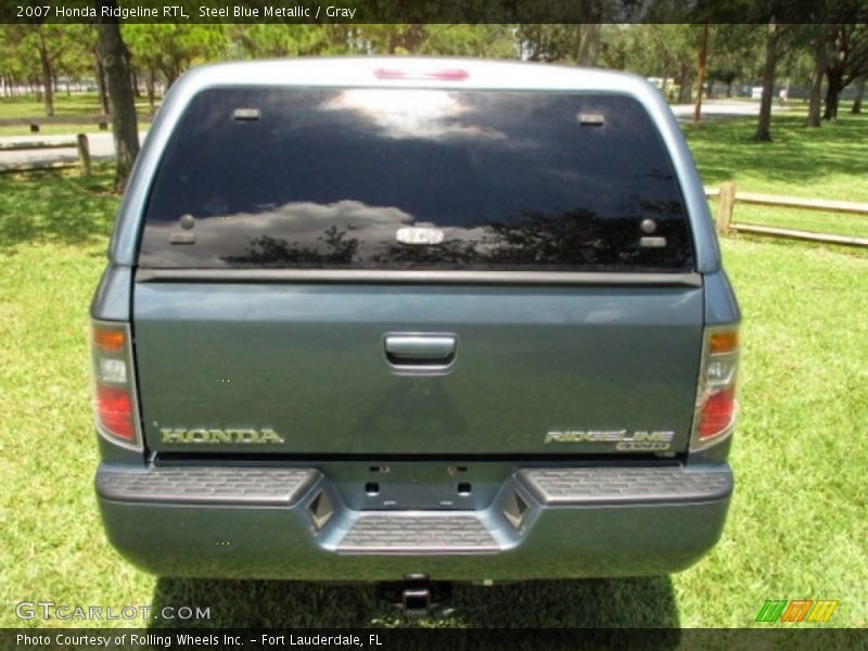 Steel Blue Metallic / Gray 2007 Honda Ridgeline RTL