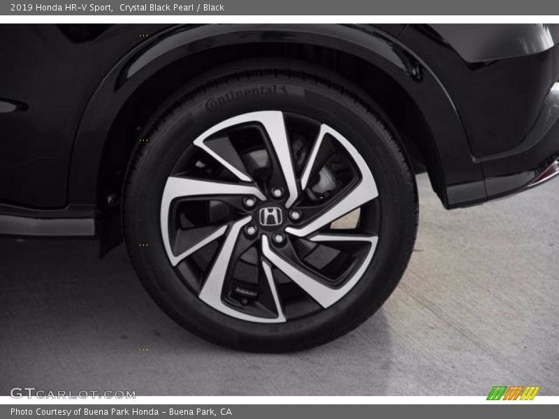 Crystal Black Pearl / Black 2019 Honda HR-V Sport