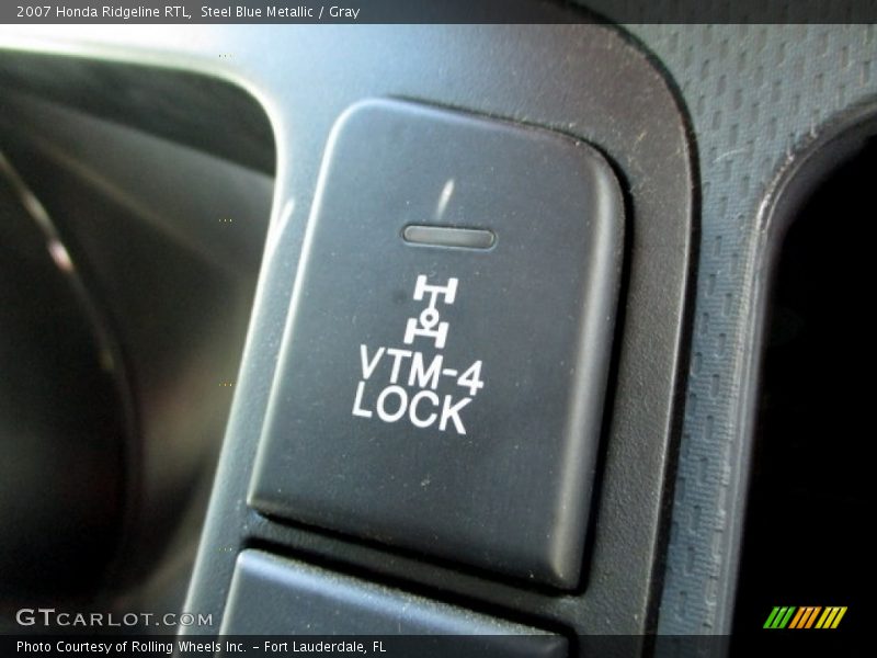 Steel Blue Metallic / Gray 2007 Honda Ridgeline RTL