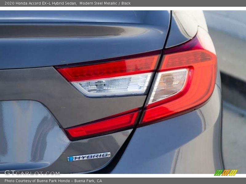 Modern Steel Metallic / Black 2020 Honda Accord EX-L Hybrid Sedan