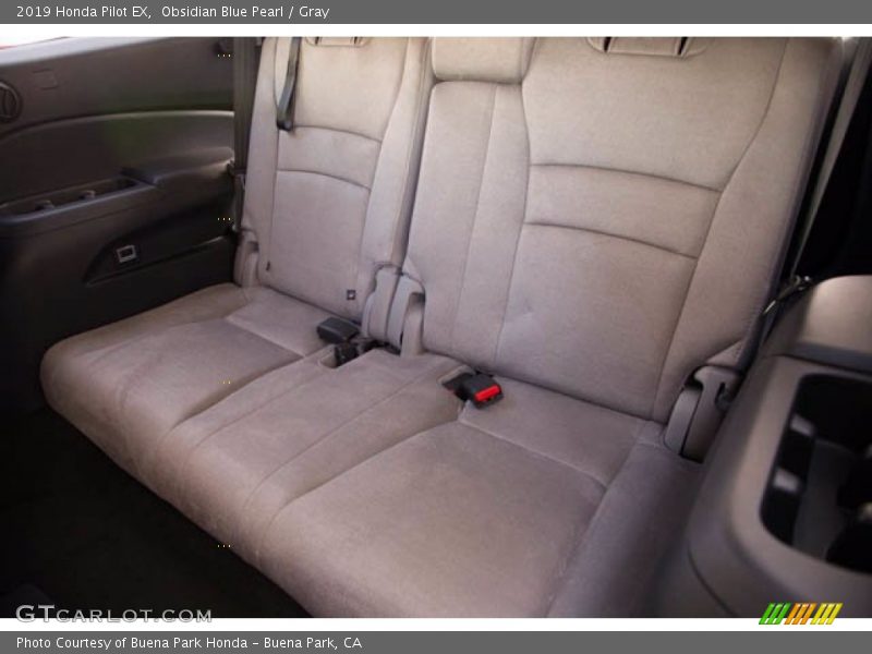 Obsidian Blue Pearl / Gray 2019 Honda Pilot EX