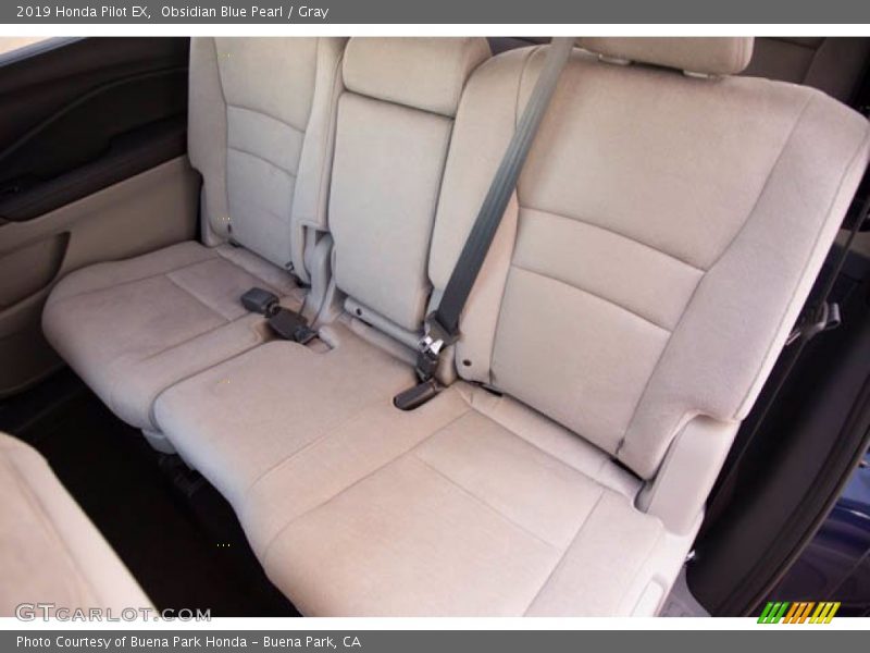 Obsidian Blue Pearl / Gray 2019 Honda Pilot EX