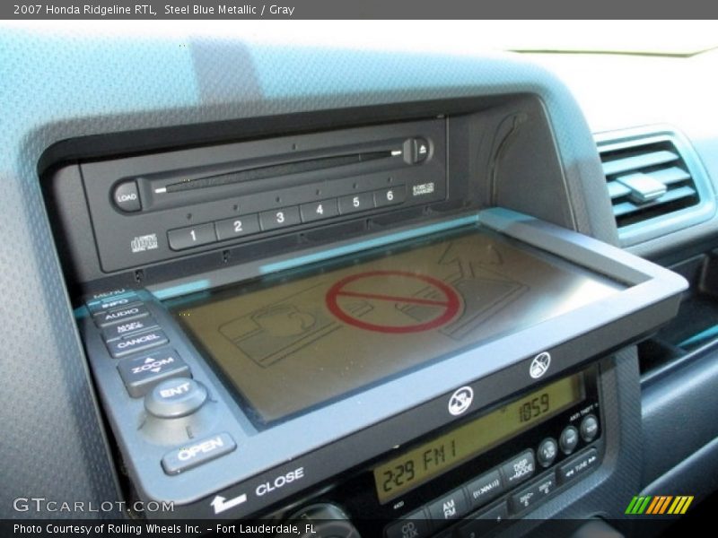 Steel Blue Metallic / Gray 2007 Honda Ridgeline RTL