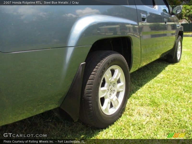 Steel Blue Metallic / Gray 2007 Honda Ridgeline RTL