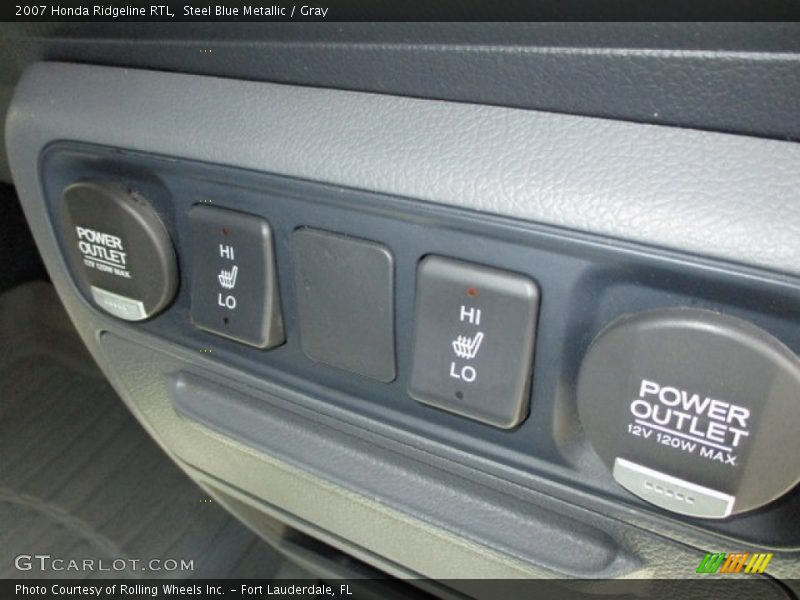 Steel Blue Metallic / Gray 2007 Honda Ridgeline RTL