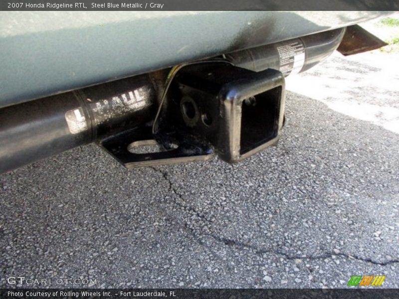 Steel Blue Metallic / Gray 2007 Honda Ridgeline RTL