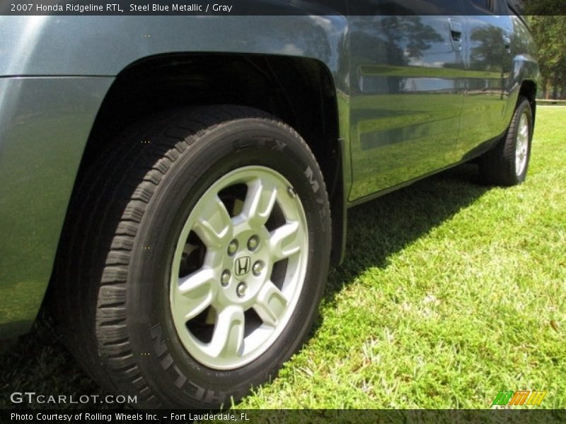 Steel Blue Metallic / Gray 2007 Honda Ridgeline RTL
