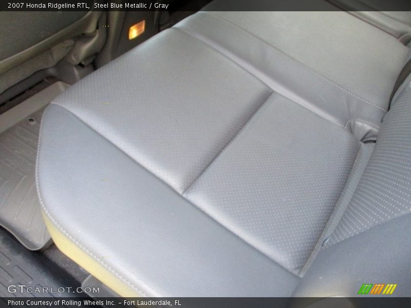 Steel Blue Metallic / Gray 2007 Honda Ridgeline RTL