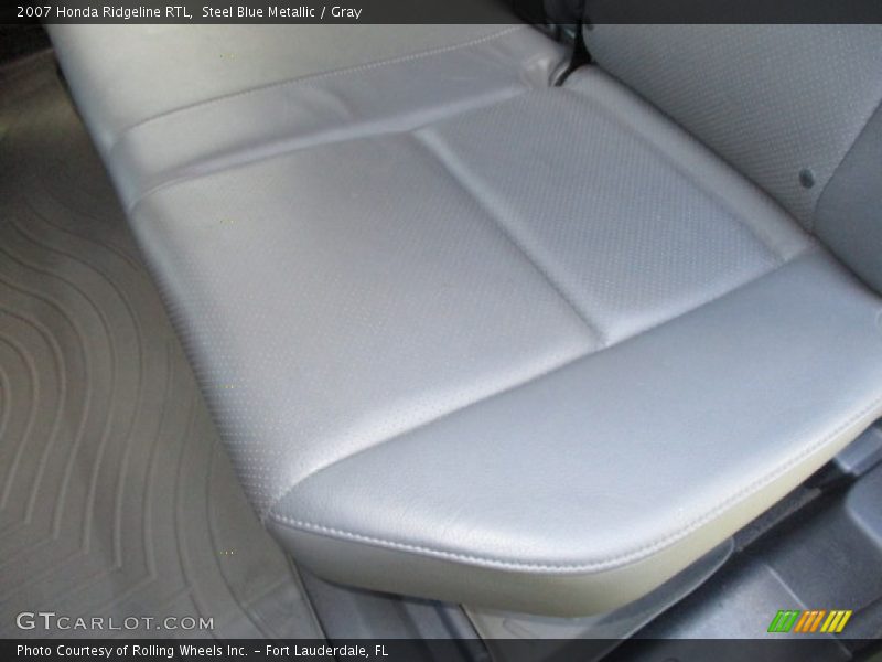 Steel Blue Metallic / Gray 2007 Honda Ridgeline RTL