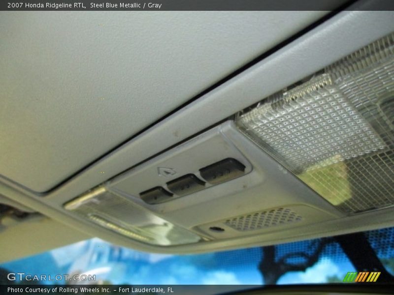 Steel Blue Metallic / Gray 2007 Honda Ridgeline RTL