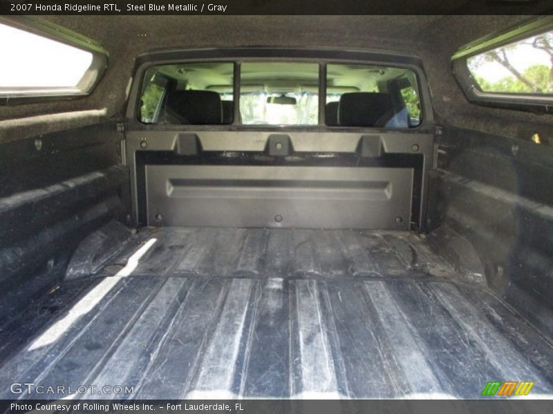 Steel Blue Metallic / Gray 2007 Honda Ridgeline RTL