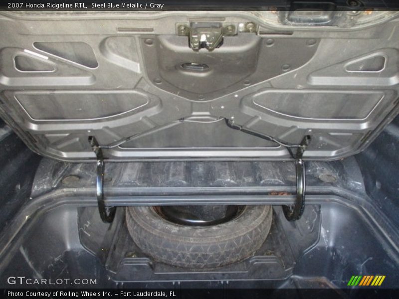 Steel Blue Metallic / Gray 2007 Honda Ridgeline RTL