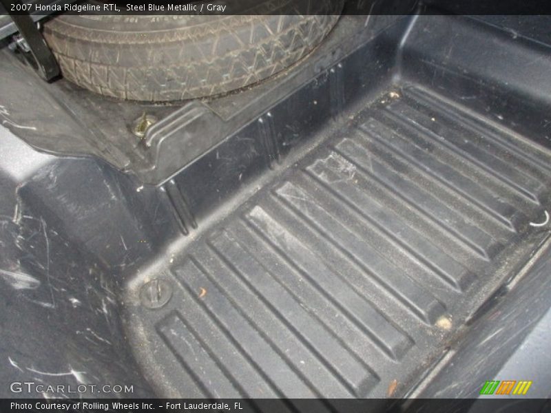 Steel Blue Metallic / Gray 2007 Honda Ridgeline RTL