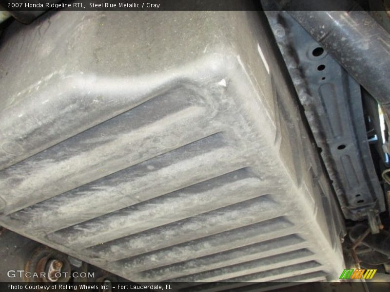 Steel Blue Metallic / Gray 2007 Honda Ridgeline RTL