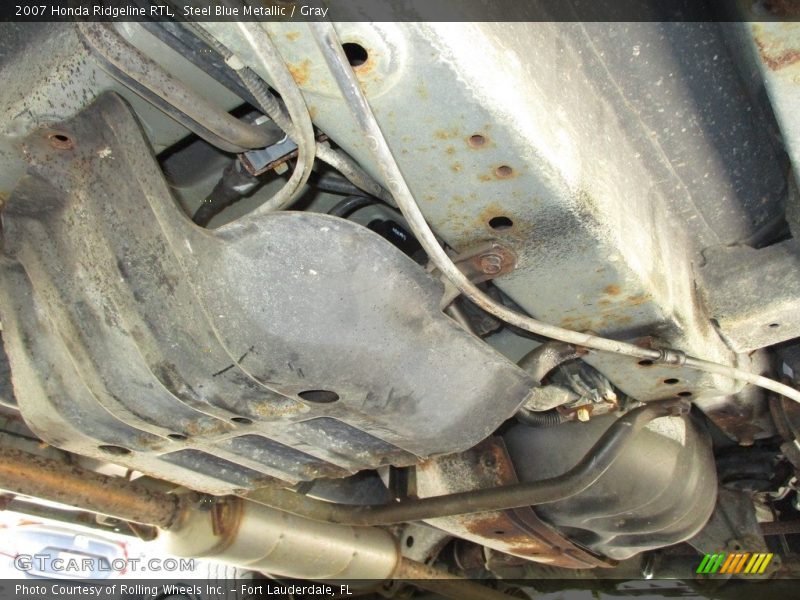 Steel Blue Metallic / Gray 2007 Honda Ridgeline RTL