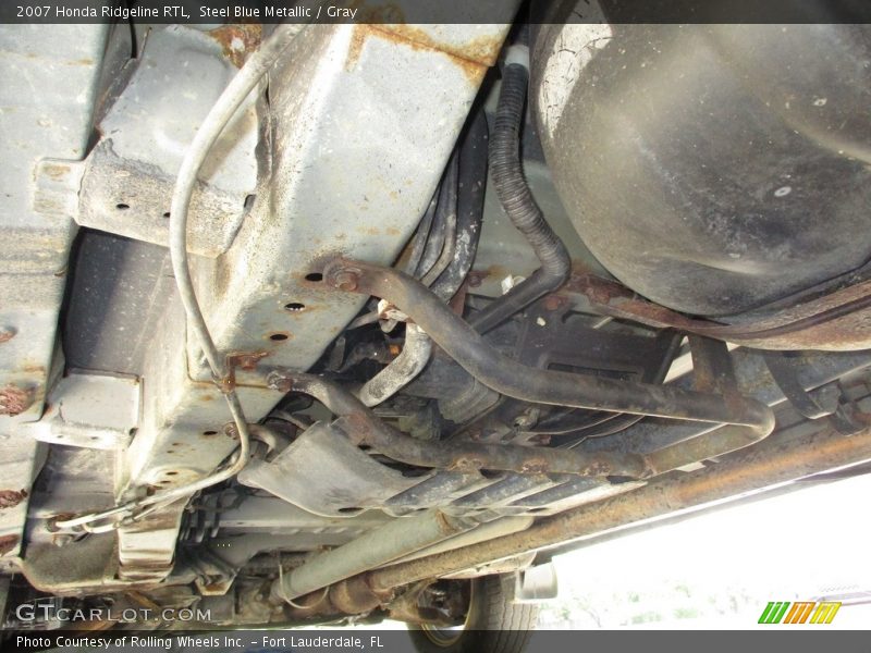Steel Blue Metallic / Gray 2007 Honda Ridgeline RTL