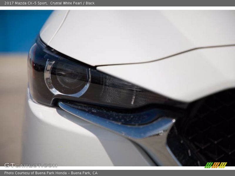 Crystal White Pearl / Black 2017 Mazda CX-5 Sport