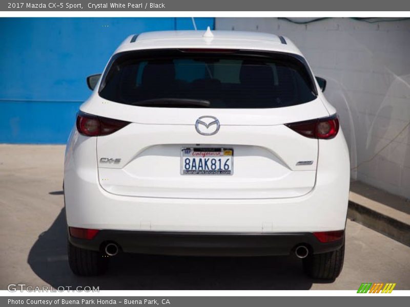 Crystal White Pearl / Black 2017 Mazda CX-5 Sport
