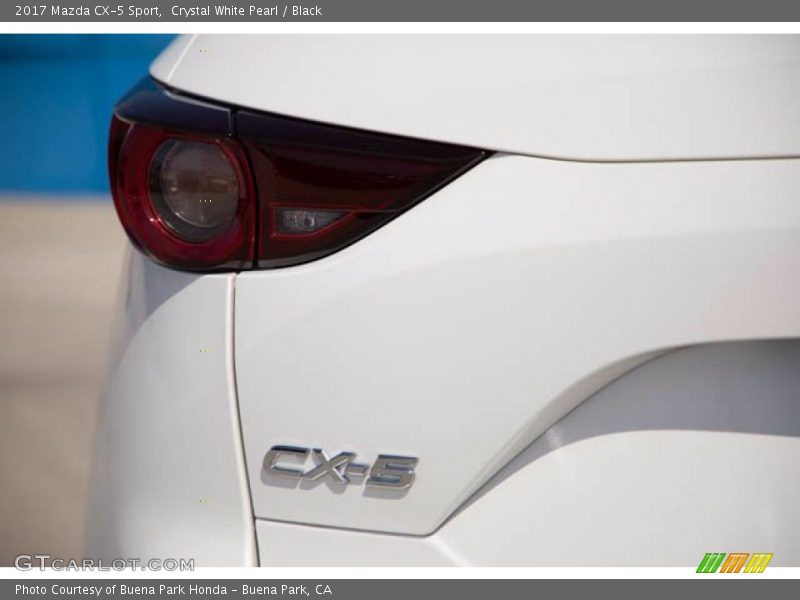 Crystal White Pearl / Black 2017 Mazda CX-5 Sport