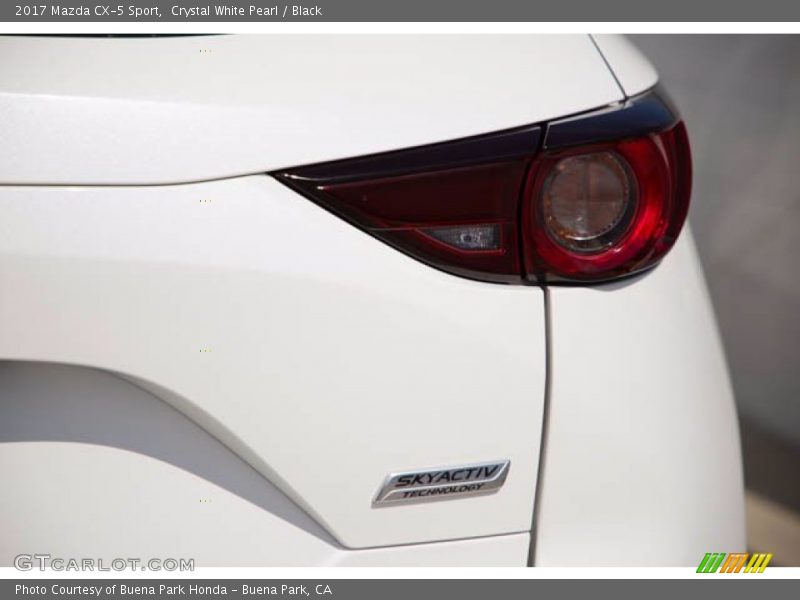 Crystal White Pearl / Black 2017 Mazda CX-5 Sport