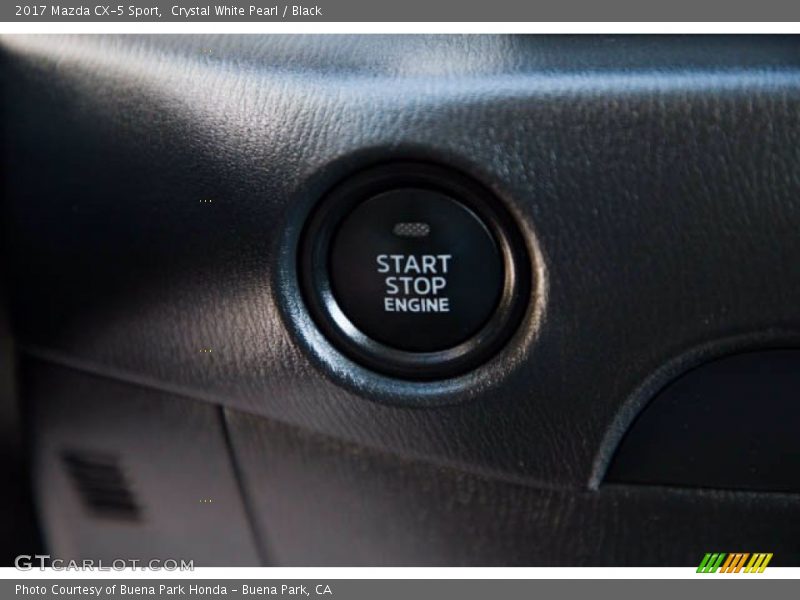 Crystal White Pearl / Black 2017 Mazda CX-5 Sport