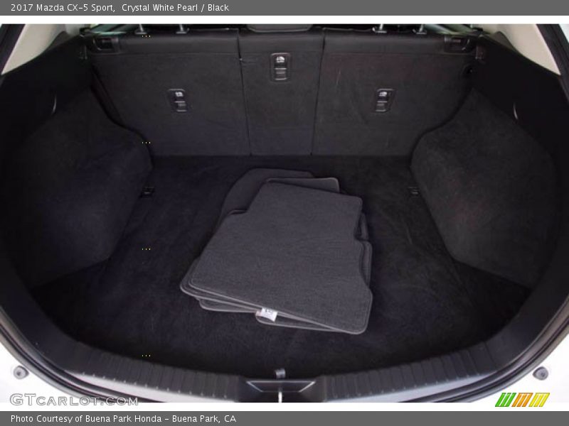 Crystal White Pearl / Black 2017 Mazda CX-5 Sport