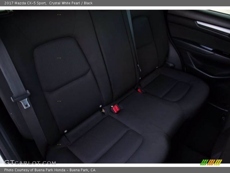 Crystal White Pearl / Black 2017 Mazda CX-5 Sport