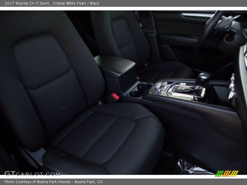 Crystal White Pearl / Black 2017 Mazda CX-5 Sport