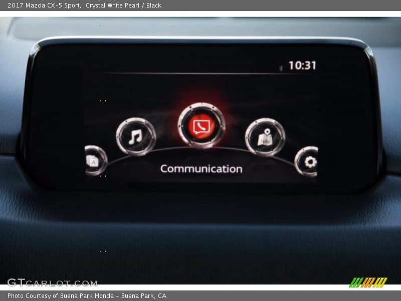 Crystal White Pearl / Black 2017 Mazda CX-5 Sport