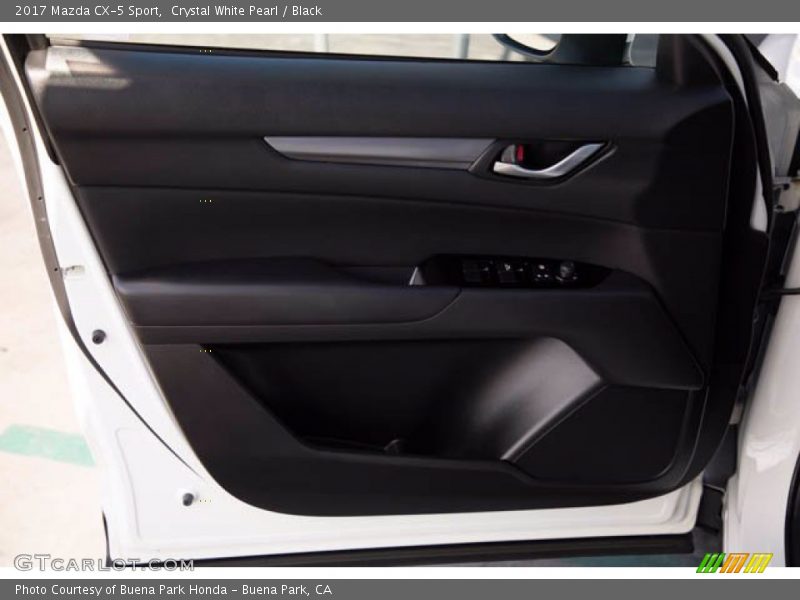Crystal White Pearl / Black 2017 Mazda CX-5 Sport