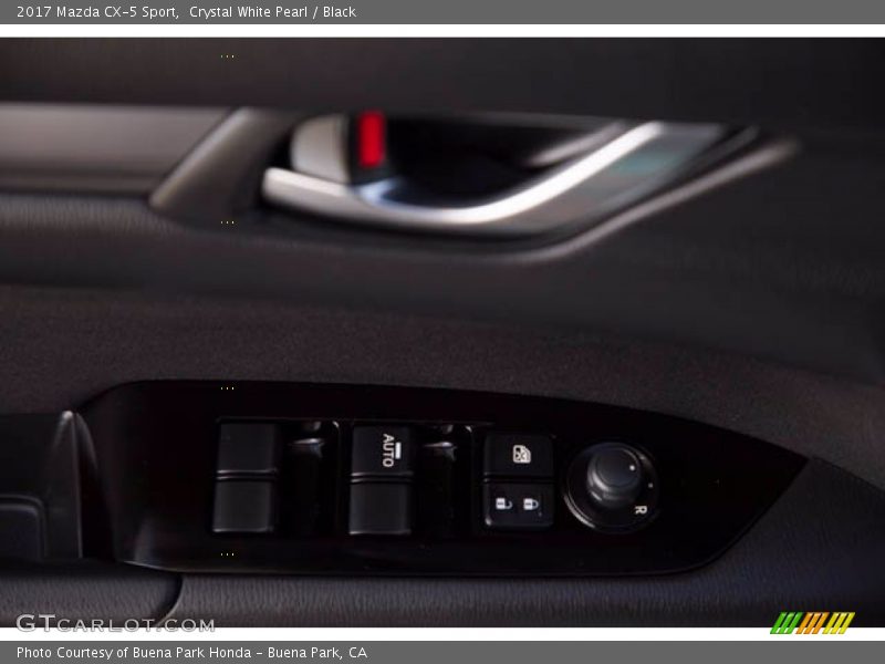 Crystal White Pearl / Black 2017 Mazda CX-5 Sport