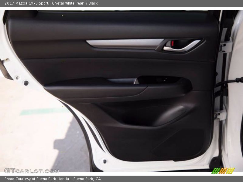 Crystal White Pearl / Black 2017 Mazda CX-5 Sport