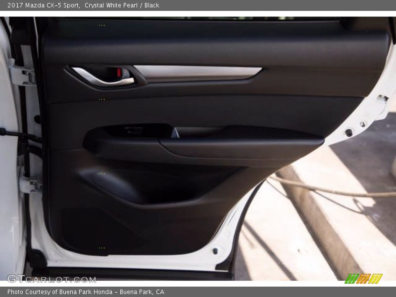 Crystal White Pearl / Black 2017 Mazda CX-5 Sport