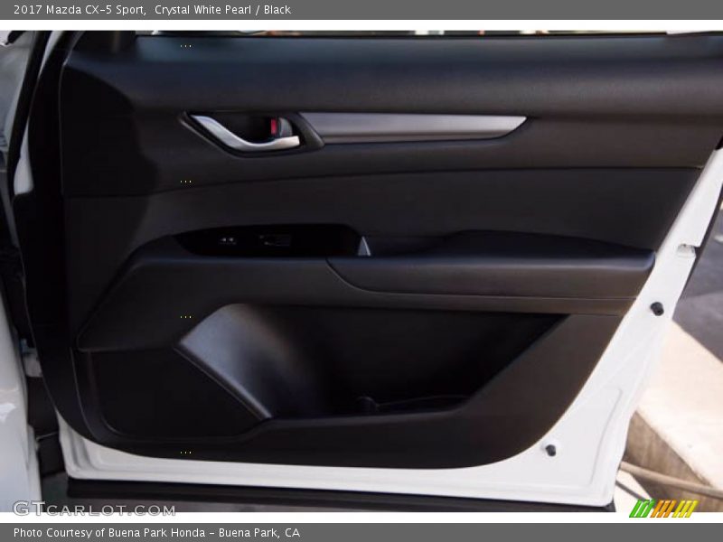 Crystal White Pearl / Black 2017 Mazda CX-5 Sport
